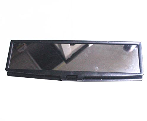 iSpchen Infinity Spiegel Auto Innenspiegel 3D LED Beleuchtung Unendlichkeitsspiegel Weitwinkel Panorama Verstellbar Rückspiegel Blendschutz Sicherheitsspiegel Auto Innenraum Large Vision Spiegel