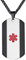 Custom4U Gravur Notfall Medical Alert ID Anhänger Halskette mit Motiven-Gravur 316L Edelstahl Armee Stil Medizische-Symbol Erkennungsmarke Anhänger Halskette in Schwarz mit 60cm Kette