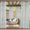 LOFT LIVING Tandem-Vorhang mit Ösen, 137,2 x 243,8 cm, Grün