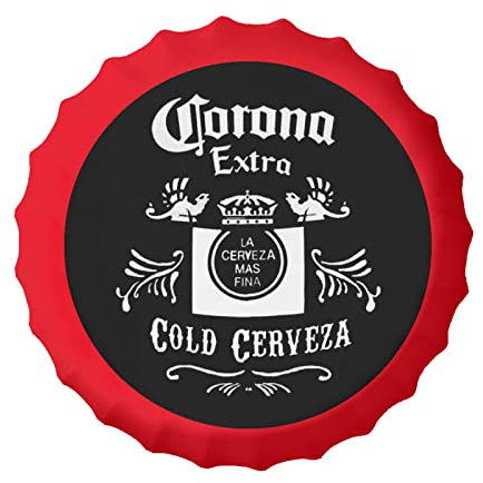 Kompatibel mit Corona Vintage Metallblech Extra Schilder Flaschenverschluss Wandschild Poster Cafe Bar Pub Club Wand Home Decor 13,8 Zoll