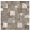 Dalsys Wandpaneele selbstklebend Steinoptik 1m², 11 Stück Beige Gold Wandverkleidung feuchtigskeitsbeständig, Premium Qualität für Bad und Küche, Quadrat Rechteck Form