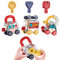 ENIKMOSD Clés et Serrures Jeux Enfants,Voiture Jouets Montessori 2 3 4 5 Ans Bébés Educatif Précoce Sensoriel Forme Match Jouet éducatif de Motricité Fine Jeux Cadeau pour Garçons Fille