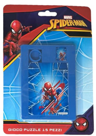 Mini-Puzzle aus Kunststoff, 12,5 x 9 cm, 12,5 x 9 cm (Spiderman)