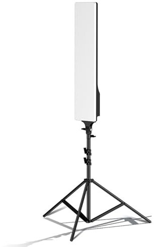 BINGQIAN LED Fill Light, 2500K-7500K Dimmable LED Photography Light, Adjustable Photography Studio Light Kit with Tripod Stand, for Camera Video Studio Portrait Live Stream Shooting(RL-150)