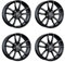4x Rial Felgen Alufelgen X12 8.0Jx18 ET30 5x112 metal-grey kompatibel mit BMW 3 5 7 M340i M550 X3 X4 Z4
