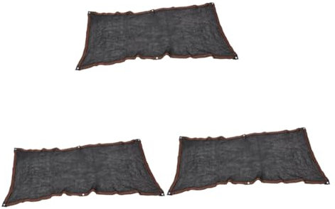 POPETPOP 3 Pièces Filet d'ombrage Tissu d'ombrage Toile d'ombrage Ombre de crème Solaire de Jardin bâche en Tissu Plantes Jardin en Toile de Protection Solaire Pare-Soleil extérieur PE