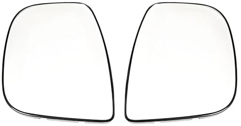 Nonuiny para Opel para Vauxhall para Vivaro C para Combo E para Zafira D/Life 2018 2019 2020 Espejo Retrovisor Lateral Cristal 1608181280 1608181380 Cristal Espejo Reemplazar(Left+Right)