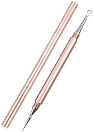 Extractor de Puntos Negros, Herramientas para Eliminar Espinillas, Comedones Blackhead Remover de Acero Inoxidable, Extractor Limpiador Profesional para Limpiador de Acne, Poros, Granos
