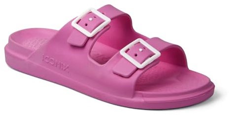 ICONIX Ciabatte Donna Estive – Leggere e Comode per Casa, Piscina e Mare – Doppia Fascia in Vari Colori (Fucsia, Sistema Taglie Calzature EU, Adulto, Donna, Numero, Media, 40)