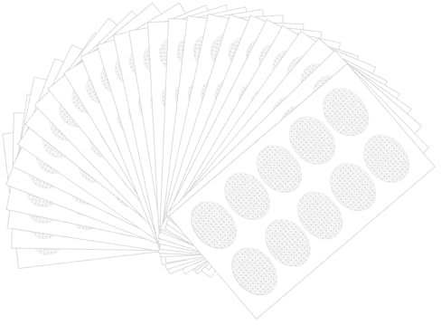 500 Stück OhrläPpchen UnterstüTzung Patches, Elliptisch Sport Ohrringe Abkleben Sport, Unsichtbare Ohrläppchen Heber Klebepads, Transparente PE OhrpassstüCke für Droopy Ohren Schwere Ohrringe