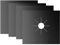 Quailitas Gas Stove Protectors, Non-Stick Hob Burner Covers, Microwave Oven Liners, Black, Pack of 4