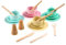 Colcolo Platos de Juguete de Madera, Juego de Cocina, Tazas, vajilla, Juego de simulación para niños