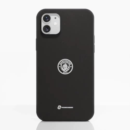 PHONECASES3D – Phone Case compatible with Apple iPhone 11 Man City – Crest – Ergonomic Design – Lightweight & Durable Protection – Black