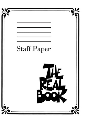 The Real Book – Staff Paper | 400 Pages of Perforated Manuscript Paper with 9 Staves Per Page | Ideal for Composers Songwriters and Music Students | Hal Leonard Sheet Music Notebook