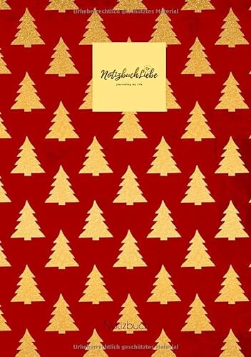 Notizbuch: Tagebuch Weihnachten A5, Planer Weihnachtsfest, Christmas Wunschliste, Notizheft Geschenkeliste