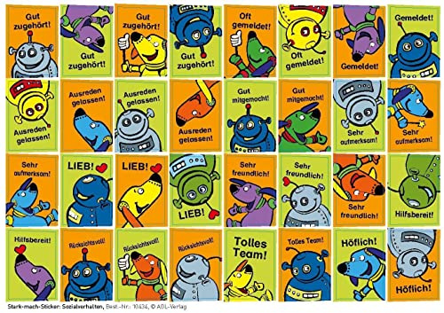 Stark-mach-Sticker: Sozialverhalten: 224-mal Lob und Belohnung für gutes und freundliches Verhalten (1. bis 4. Klasse)