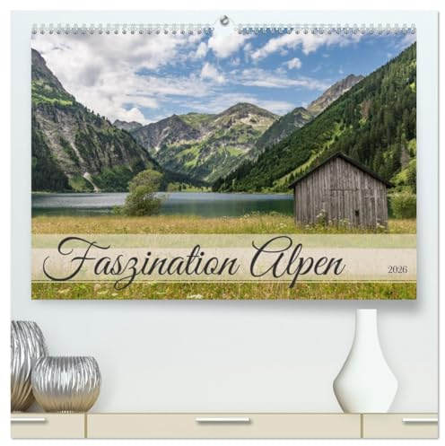 Faszination Alpen (hochwertiger Premium Wandkalender 2026 DIN A2 quer), Kunstdruck in Hochglanz: Atemberaubende Bilder der Alpen, die eine Lust auf ... Entdeckungen zu machen. (CALVENDO Natur)