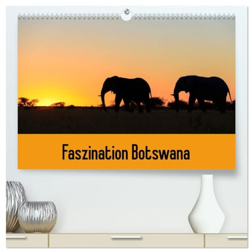 Faszination Botswana (hochwertiger Premium Wandkalender 2026 DIN A2 quer), Kunstdruck in Hochglanz: Tiere und Landschaften in Botswana (CALVENDO Natur)