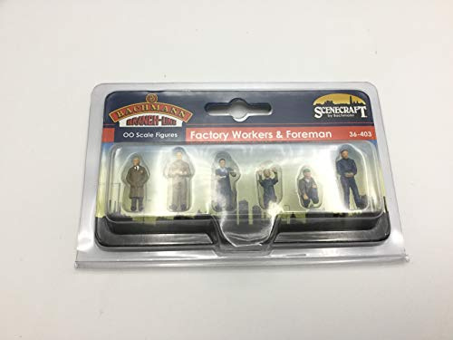 OO Scale Figures Factory Workers and Foreman