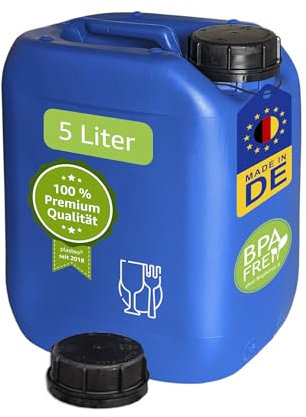 5 Liter Kanister Wasserkanister, DIN51, blau