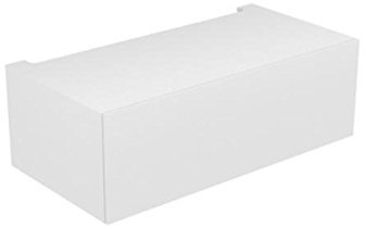 Keuco Unterbauschrank Edition 11 31312, 1 Front -Auszug, weiß hochgl./weiß/hochgl., 31312210000