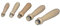 BLU-DAN 967080 Feilenheft Holz lackiert 80 mm