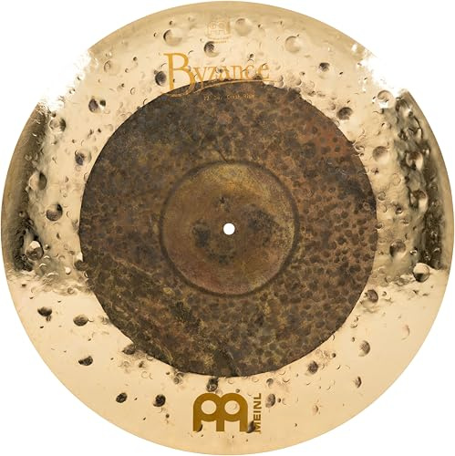 Meinl Cymbals Byzance Dual 22 Crash-Ride — MADE IN TURKEY — Hand Hammered B20 Bronze, 2-YEAR WARRANTY, inch (B22DUCR)