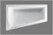 Baignoire acrylique trapèze Espace sparwanne type 930 Justice x48 cm 160 Blanc 160 x 100 cm