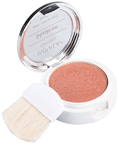 Impala - Blush On Colour Nº 9 - Blush On Colour Pinsel und Spiegel | Langanhaltendes kompaktes Rouge-Puder | Illuminierendes Rouge | Weiche und glatte Textur | 6 Gramm