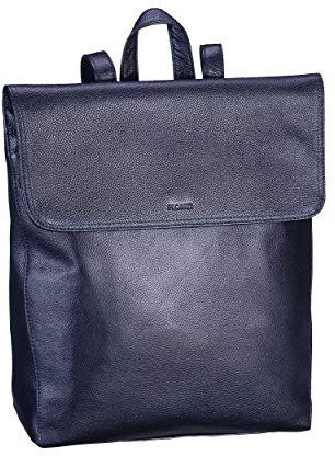 Picard Cityrucksack mit Überschlag Luis Leder 30,5 x 28 x 10 cm (H/B/T) Unisex Rucksäcke (8658), ocean [023], einheitsgröße