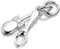 F.Hinds Womens Jewellery Accessory Sterling Silver Pair Of Welsh Spoons Charm