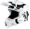 O'NEAL | Motocross-Helm | MX Enduro | ABS-Schale, Lüftungsöffnungen für optimale Belüftung & Kühlung | 2SRS Helmet Slick | Erwachsene | Schwarz Weiß | Größe S