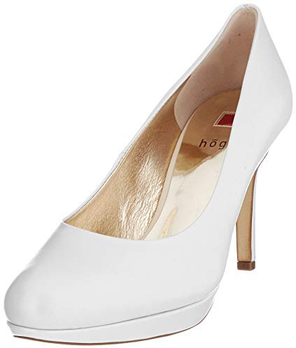 Högl Damen Studio 80 Pumps, Perlweiss, 41 EU