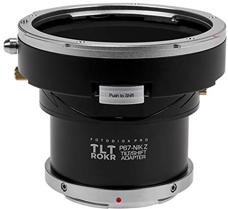 Fotodiox Pro TLT ROKR Tilt/Shift Lens Adapter Compatible with Pentax 6x7 (P67, PK67) Mount SLR Lenses on Nikon Z-Mount Cameras