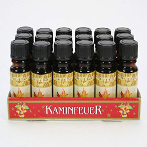 Duftöl Aromaöl Raumduftöl 10ml Lampenöl Duftlampen Weihnachtsdufte Duftöl Aromaöl Raumduftöl ca. 46 verschiedenen Duftnoten (Kaminfeuer, 6er Pack)