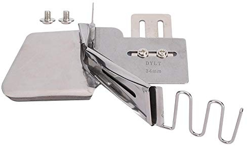 4-fach Nähmaschine Flat Seamer Folder Binding Attachment Tape Binder Nähsämmer Double Folder Stretch Cylinder für industrielles Steppstich maschinen zubehör(50mm)