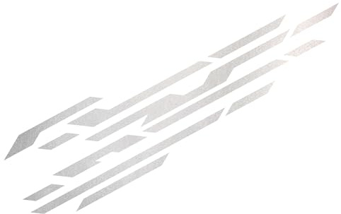 FOLIATEC Car Design Sticker Aufkleber Autoaufkleber Autosticker STREET, silber chrom matt, 35 x 150 cm