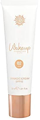 Wakeup Cosmetics - BB Magic Cream SPF15 mit natürlichem und strahlendem Finish, Teint-Perfektionierer, Farbe 02 Medium