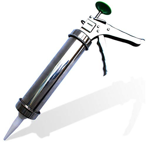 Barrel Caulking Gun, Cartridge Gun Manual Sausage Pack Caulking Gun, Hardware Tool for Silicone Acrylic Glue Sealant