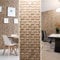 Wandverkleidung aus Eiche 3D Optik Natürliches Holz Wandpaneele von Wooden Wall Design model Rubato. (1m2)