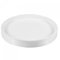 sourcing map Soucoupe ronde en céramique pour pot de fleurs - 16,5 cm - Pour intérieur et extérieur - Blanc