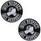 Zcketo 2 Stück Give Respect Get Respect Aufnäher bestickt Fun-Patch/Biker Patch zum Annähen | Motorrad Flicken/Taktischer Applikation für Jeans/Leder/Uniform/Jacke/Motorradzubehör