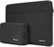 NIDOO 12-13 Zoll Laptophülle Tasche mit Zubehörtasche für 13 MacBook Pro Air Pro M2 M1 / 14 MacBook Pro M2 M1 / 13,5 Surface Laptop 5 4/13 EliteBook 835 G9 / 14“ ThinkPad X1 Yoga Gen 7, Schwaz
