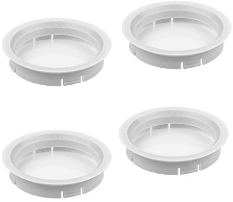LST 4x Zentrierringe Distanzringe für Alufelgen Ø 63,3 mm - Ø 56,1 mm Weiß