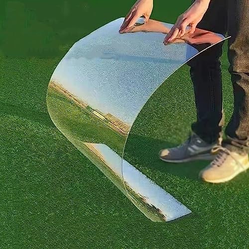 FENGSHOUU Polycarbonat UV Platte,Transparent Acryl-Dachplatte,Gewächshaus Platten,Regensichere Isolierung Kunststoffplatte,Für Dächer,Carports,Vordächer,Wintergärten,Terrassen,Balkon (0.8x1m)