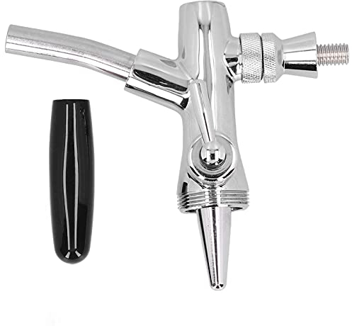 Draft Beer Keg Faucet, Stainless Steel Beer Tower Faucet Kegerator Tap Adjustable Beer Tap for Homebrew Kegerator
