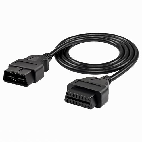 CERRXIAN 4,9 ft OBD-II OBD2 16 Pin Stecker auf Buchse Verlängerungskabel-Adapter für Diagnosescanner und die meisten OBD2-Diagnosetools