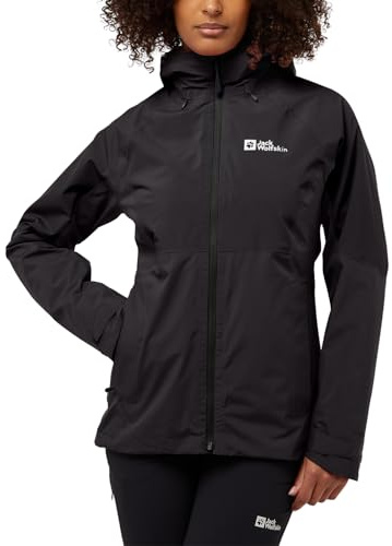 Jack Wolfskin Damen Glaabach 3in1 Jkt W, Schwarz, S EU