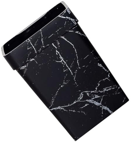 Garneck Poubelle Marbrée Réutilisable Pour Salle De Bain Et Cuisine Corbeille à Compacte Et Légère Pratique Pour Tri Des Déchets Quotidiens Et Rangement Polyvalent