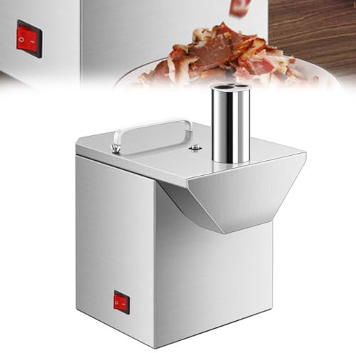 YSFHYAN Picadora Eléctrica De Alimentos, Picadora Comercial De Alimentos, Cortadora Automática De Verduras De Tamaño Pequeño, Adecuada para La Mayoría De Verduras Y Frutas